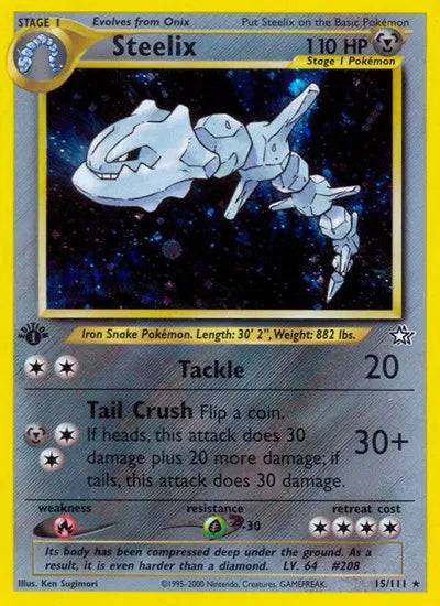 Steelix 15/111 - Neo Genesis (First Edition) - Holofoil