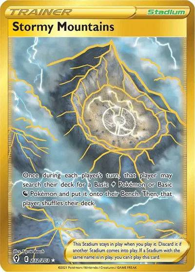 Stormy Mountains 232/203 - Evolving Skies - Holofoil
