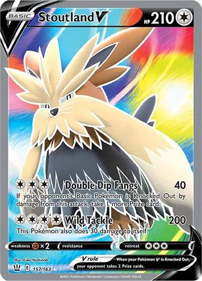 Stoutland V 157/163 - Battle Styles - Holofoil