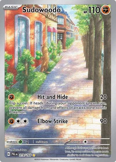 Sudowoodo 219/193 - Paldea Evolved - Holofoil