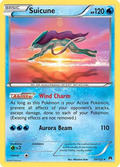 Suicune 30/122 - BREAKpoint - Reverse Holofoil
