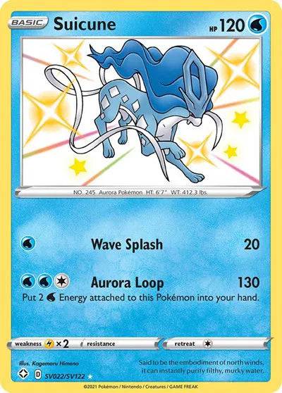 Suicune SV022/SV122 - Shining Fates: Shiny Vault - Holofoil