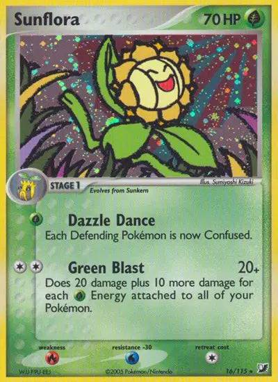 Sunflora 16/115 - EX Unseen Forces - Holofoil