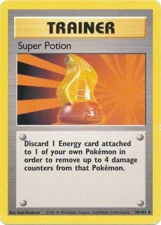 Super Potion 90/102 - Base Set (Unlimited) - Normal
