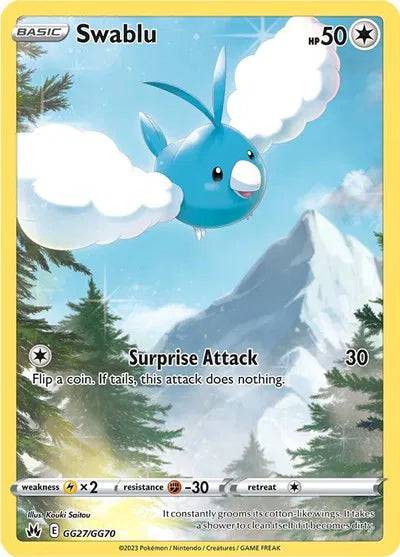 Swablu GG27/GG70 - Crown Zenith: Galarian Gallery - Holofoil
