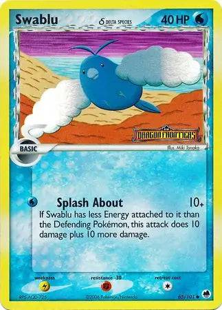 Swablu (Delta Species) 65/101 - EX Dragon Frontiers - Reverse Holofoil