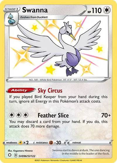 Swanna SV096/SV122 - Shining Fates: Shiny Vault - Holofoil
