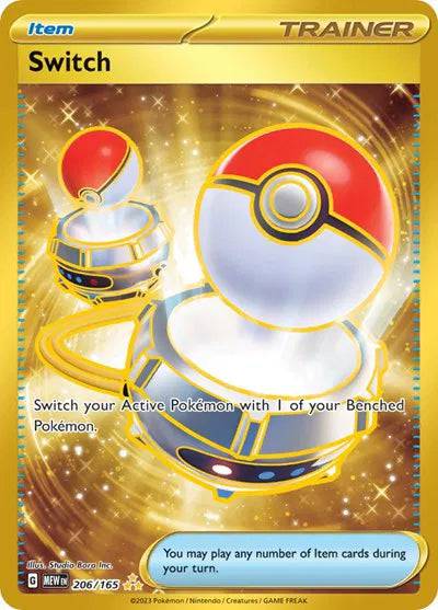 Switch 206/165 - Scarlet & Violet 151 - Holofoil