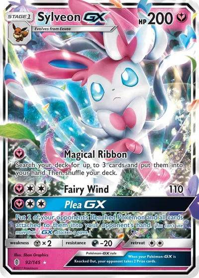 Sylveon GX 92/145 - Guardians Rising - Holofoil