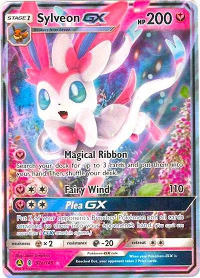 Sylveon GX 92a/145 - Guardians Rising - Holofoil