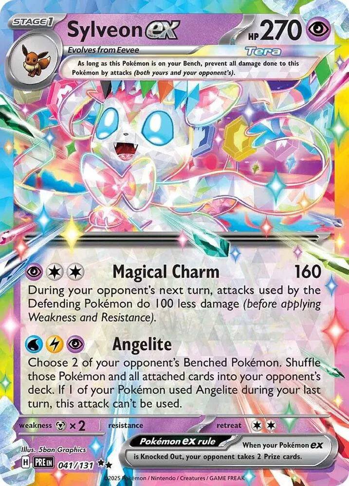 Sylveon ex 041/131 – Prismatic Evolutions – Holofoil