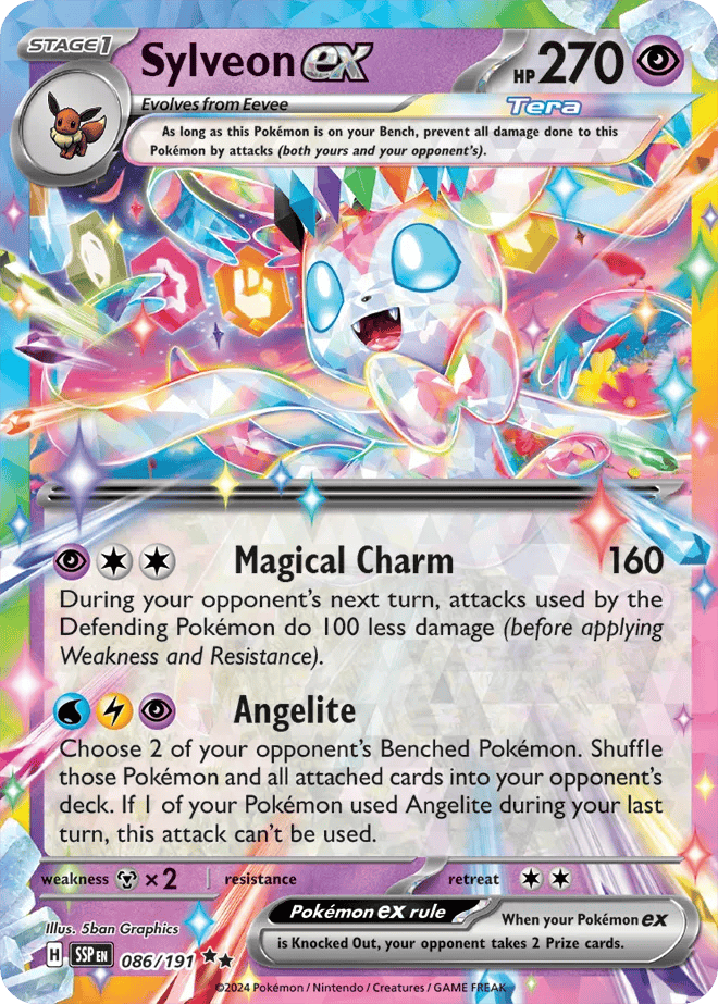 Sylveon ex 086/191 - Surging Sparks - Holofoil