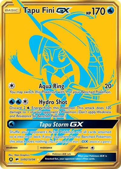 Tapu Fini GX SV92/SV94 - Hidden Fates: Shiny Vault - Holofoil