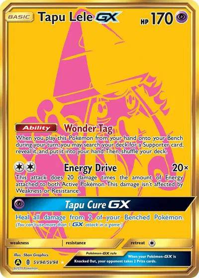 Tapu Lele GX SV94/SV94 - Hidden Fates: Shiny Vault - Holofoil