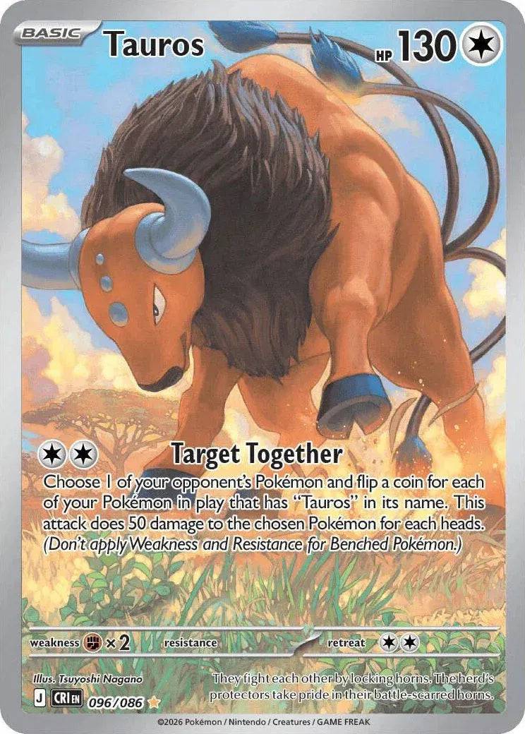 Tauros 096/086 - Chaos Rising - Holofoil