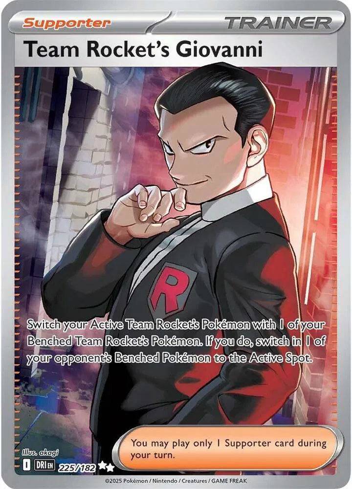 Team Rocket's Giovanni 225/182 - Destined Rivals - Holofoil