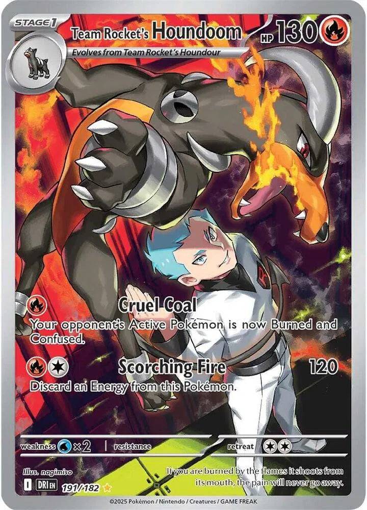 Team Rocket's Houndoom 191/182 - Destined Rivals - Holofoil