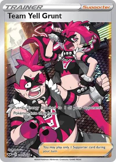 Team Yell Grunt 202/202 - Sword & Shield - Holofoil