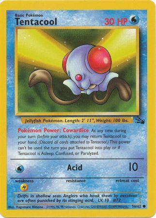 Tentacool 56/62 - Fossil (Unlimited) - Normal