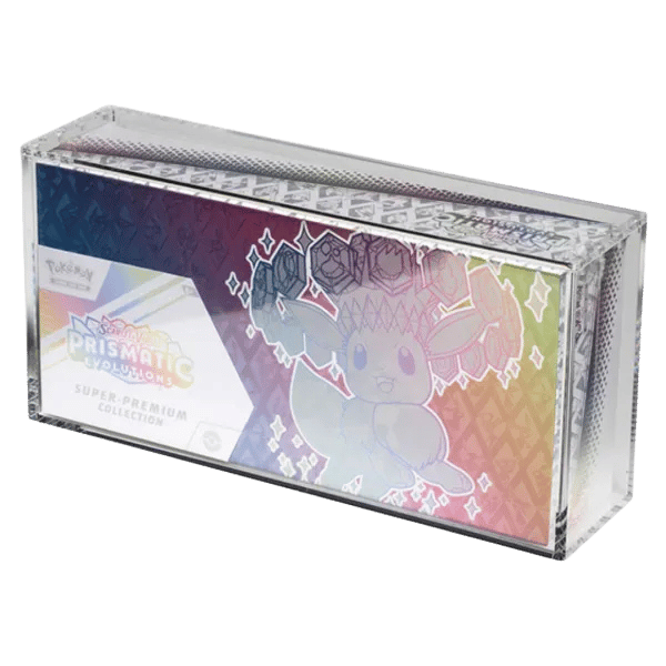 The Acrylic Box - Super Premium Collection Box (Prismatic) dicht met box