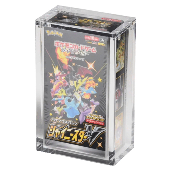 The Acrylic Box – Displaycase voor Japanse Boosterbox (Small) dicht met box