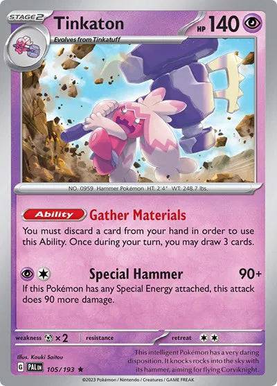 Tinkaton 105/193 - Paldea Evolved - Holofoil