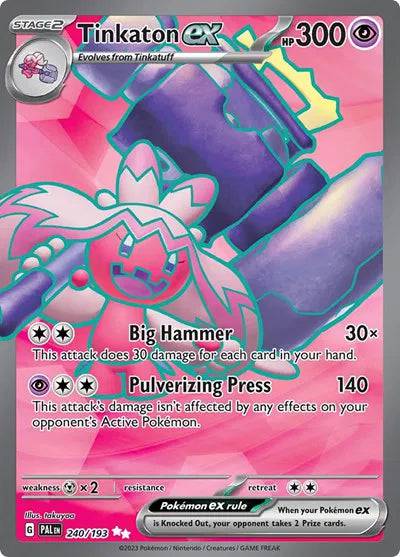 Tinkaton ex 240/193 - Paldea Evolved - Holofoil
