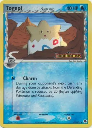 Togepi 41/101 - EX Dragon Frontiers - Reverse Holofoil