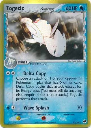Togetic (Delta Species) 11/101 - EX Dragon Frontiers - Reverse Holofoil