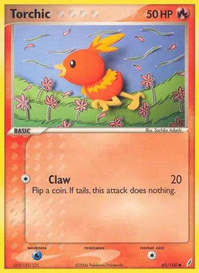 Torchic 65/100 - EX Crystal Guardians - Normal