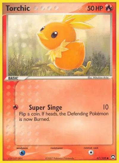 Torchic 67/108 - EX Power Keepers - Normal