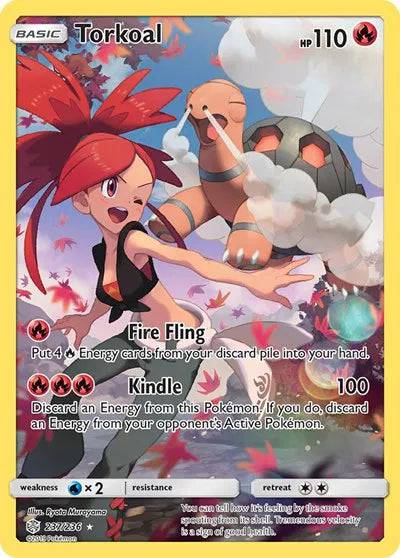 Torkoal 237/236 - Cosmic Eclipse - Holofoil