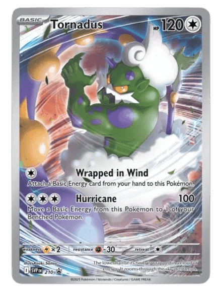 Tornadus 210 - Scarlet & Violet Promo - Cosmos Holo (sealed)