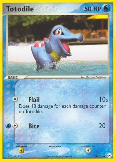 Totodile 79/101 - EX Hidden Legends - Normal