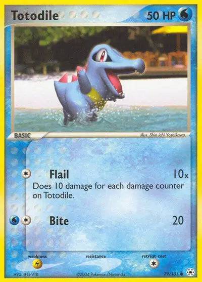 Totodile 79/101 - EX Hidden Legends - Normal