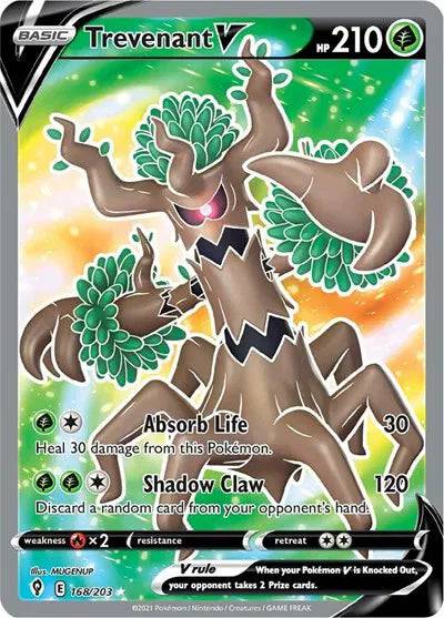 Trevenant V 168/203 - Evolving Skies - Holofoil