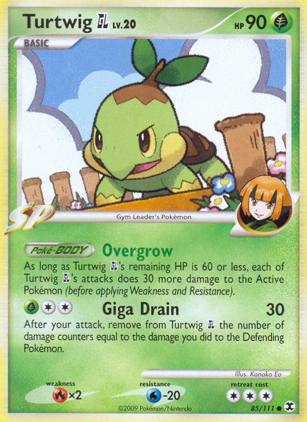 Turtwig GL Lv.20 85/111 - Rising Rivals - Reverse Holofoil
