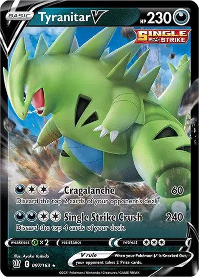 Tyranitar V 097/163 - Battle Styles - Holofoil
