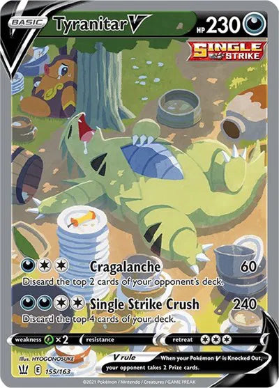 Tyranitar V 155/163 - Battle Styles - Holofoil