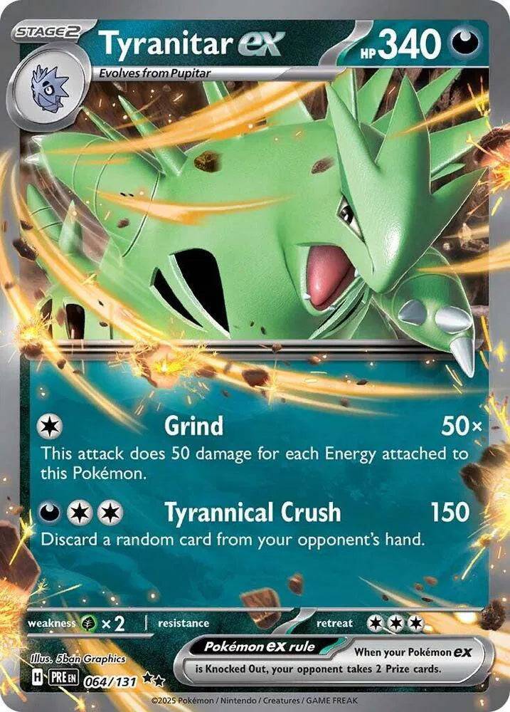 Tyranitar ex 064/131 - Prismatic Evolutions - Holofoil