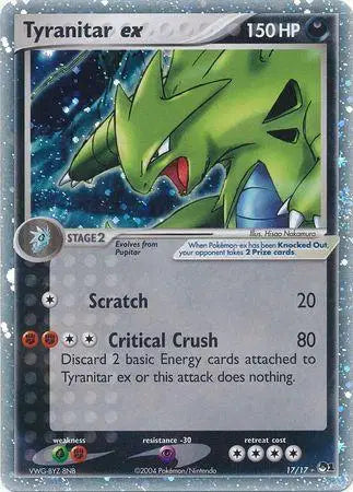 Tyranitar ex 17/17 - POP Series 1 - Holofoil