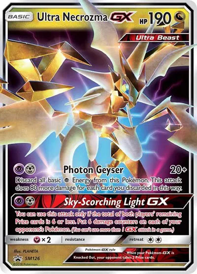 Ultra Necrozma GX SM126 - Sun & Moon Promo - Holofoil