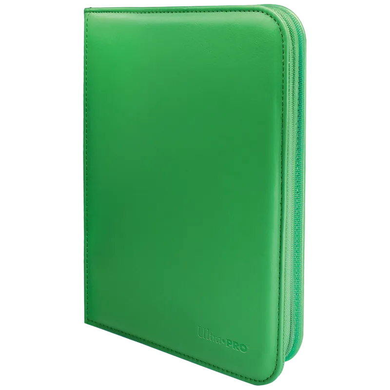 Ultra Pro - Vivid 4-Pocket Zippered PRO-Binder: Green