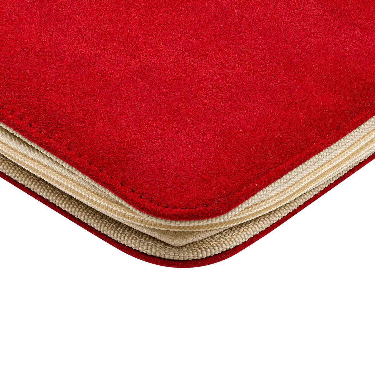 Ultra Pro - Vivid Deluxe 9-Pocket Zippered PRO-Binder: Red zoom in