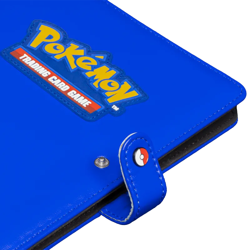 Ultra Pro - 4-Pocket Premium Snap Binder - Blue Open