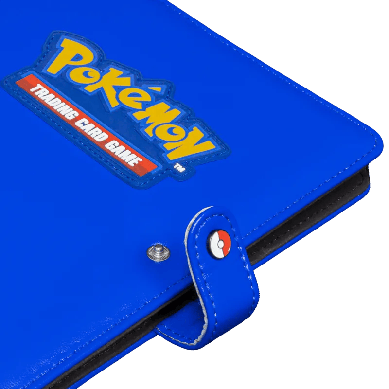 Ultra Pro - 4-Pocket Premium Snap Binder - Blue Open