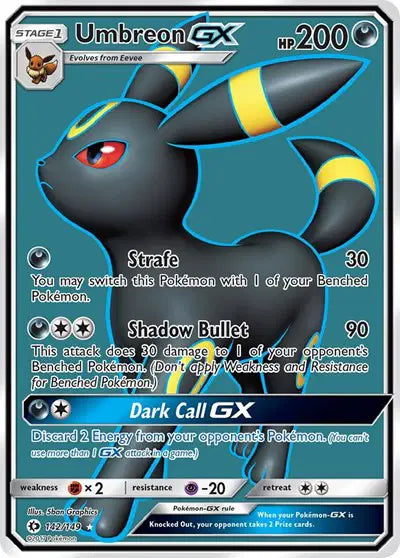 Umbreon GX 142/149 - Sun & Moon - Holofoil
