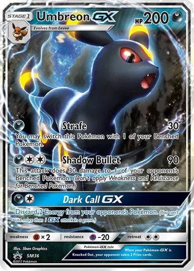 Umbreon GX SM36 - Sun & Moon Promo - Holofoil