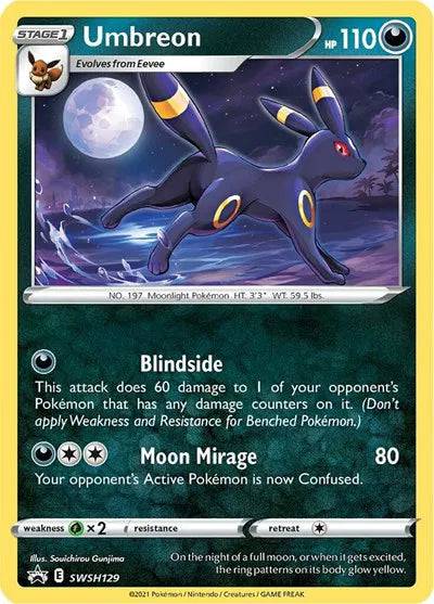 Umbreon SWSH129 - Sword & Shield Promo - Holofoil