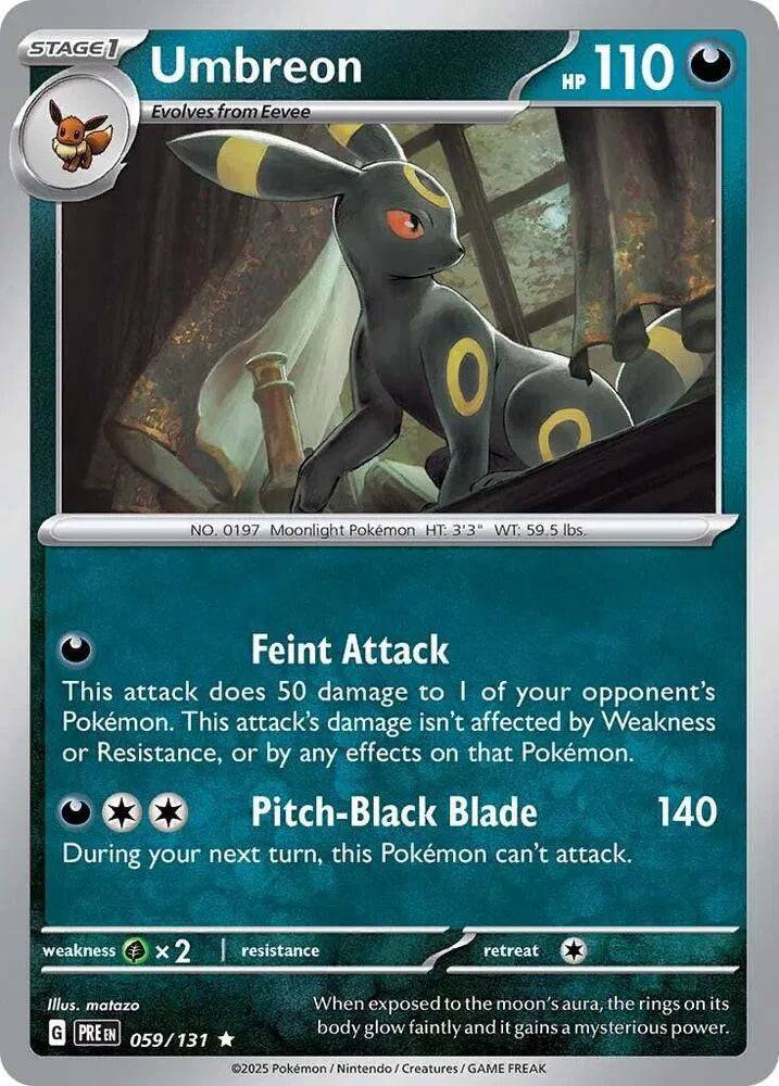 Umbreon 059/131 - Prismatic Evolutions - Reverse Holofoil